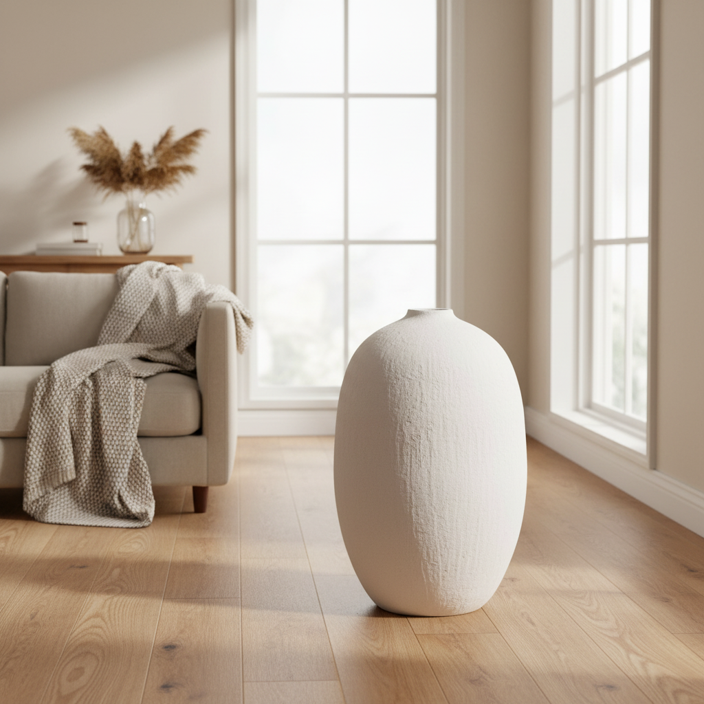 Mercana Karakum 19.8" x 19.7" x 31.9" Ceramic Floor Vase