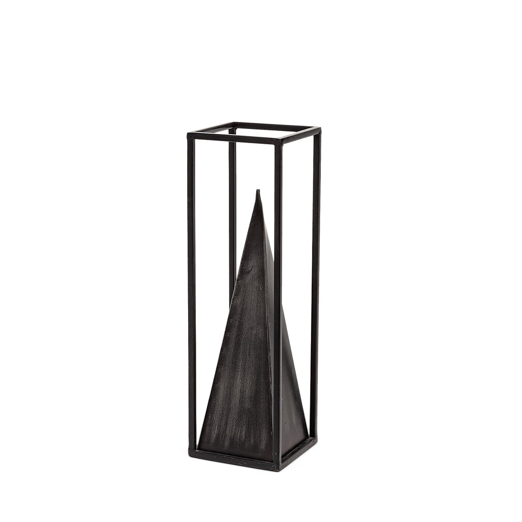 Mercana Memphis 3.9" x 4" x 13" Metal Decorative Object