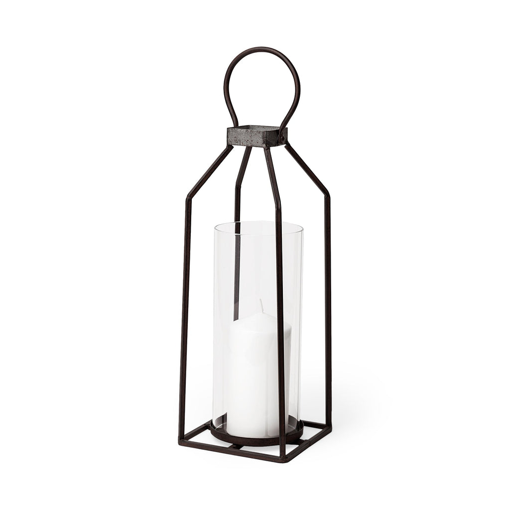 Mercana Kingston 5.5" x 5.5" x 18.9" Metal Candle Holder