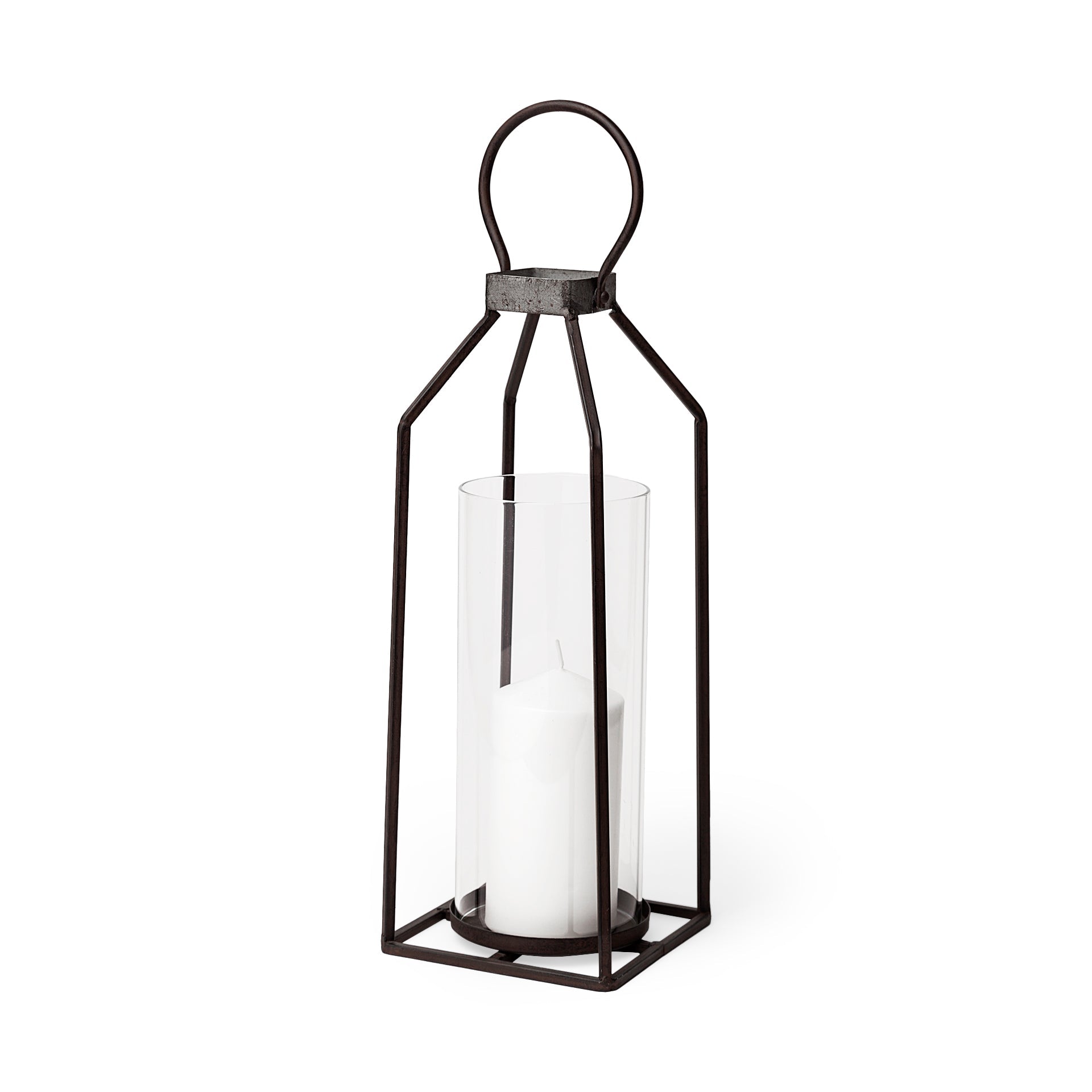 Mercana Kingston 5.5" x 5.5" x 18.9" Metal Candle Holder