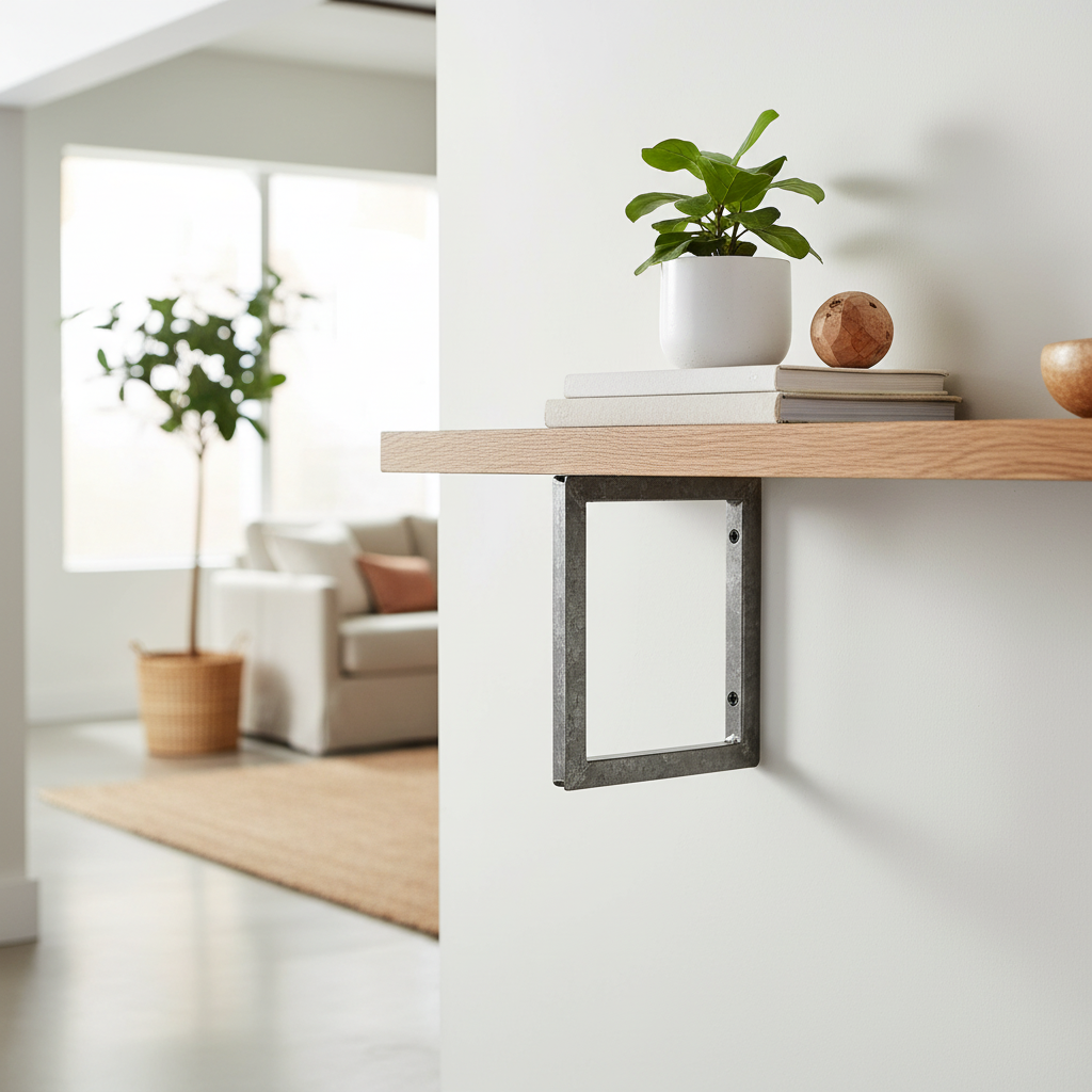 Mercana Simul 14" x 1" x 10" Metal Shelf Bracket