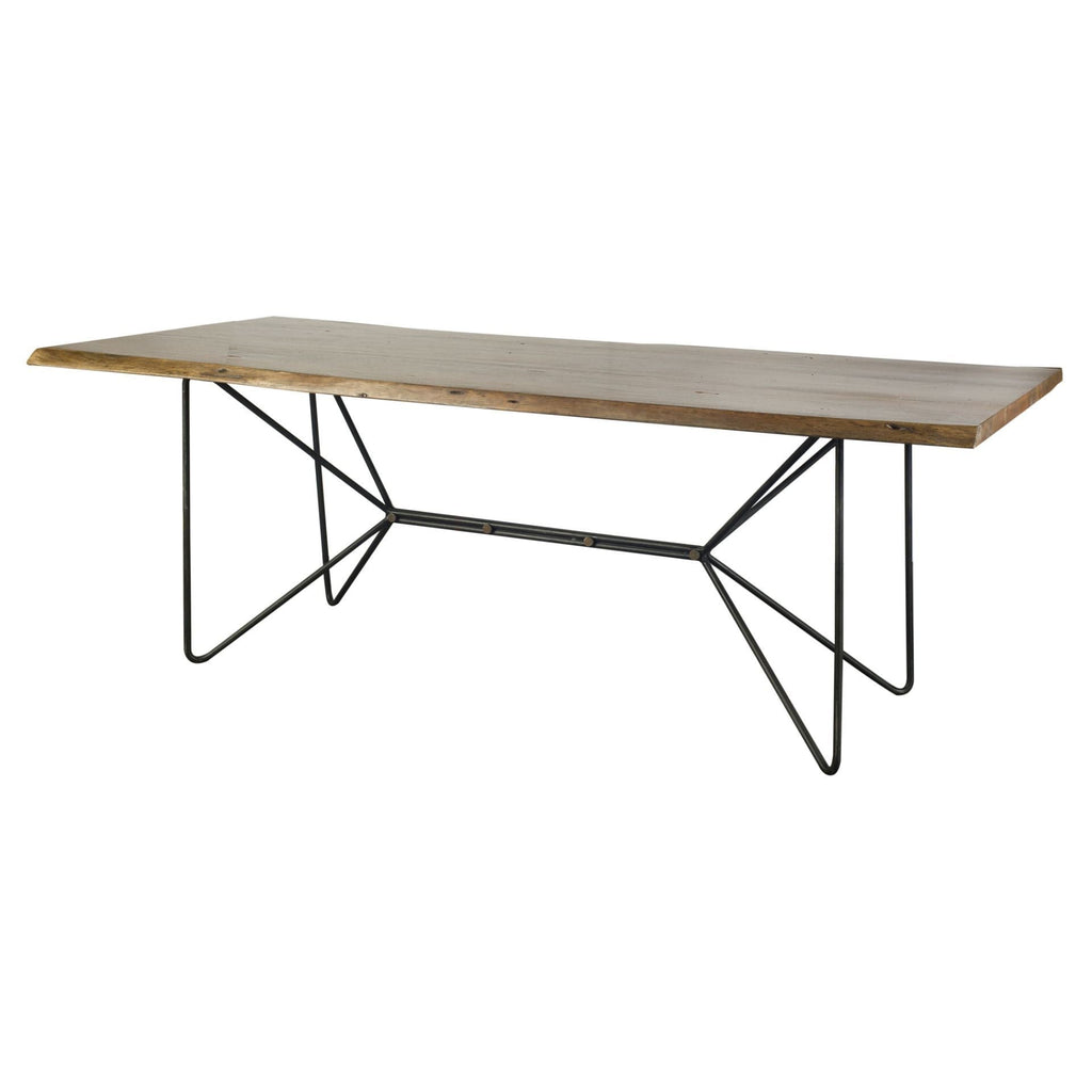 Mercana Papillion 84" x 40" x 30" Metal Dining Table