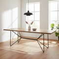 Mercana Papillion 84" x 40" x 30" Metal Dining Table