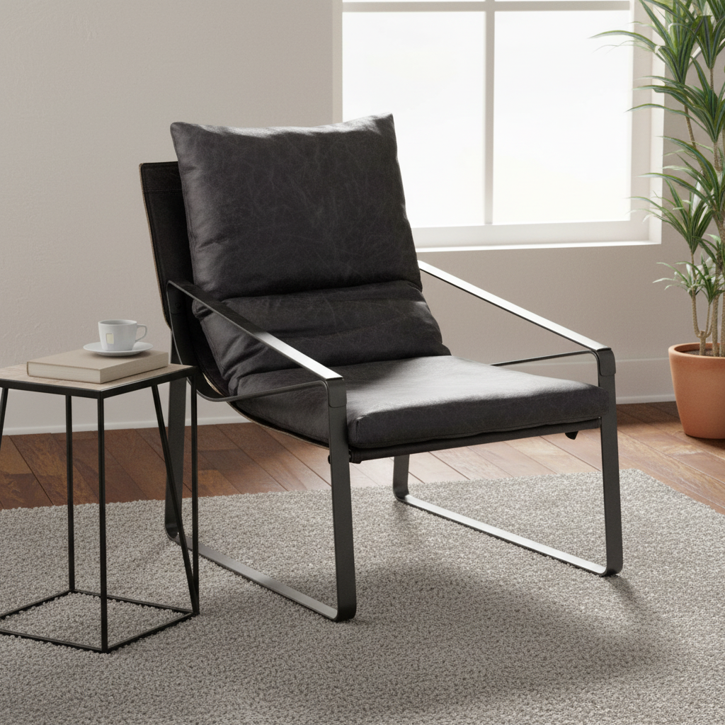 Mercana Hornet 27.2" x 36.6" x 34.3" Fabric Side Chair