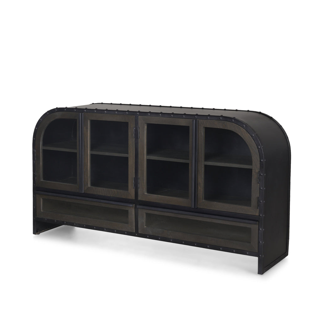 Mercana Gehry 62.3" x 16.5" x 33.3" Solid Wood Sideboard