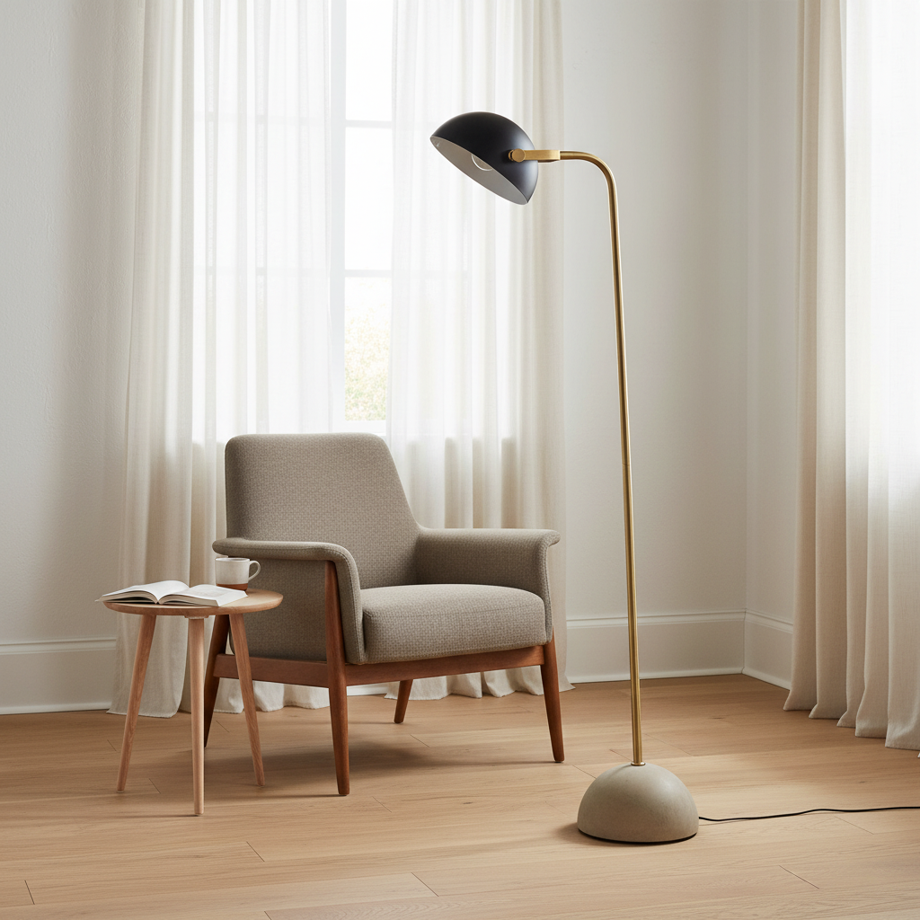 Mercana Denmark 18.9" x 10" x 55.1" Floor Lamp