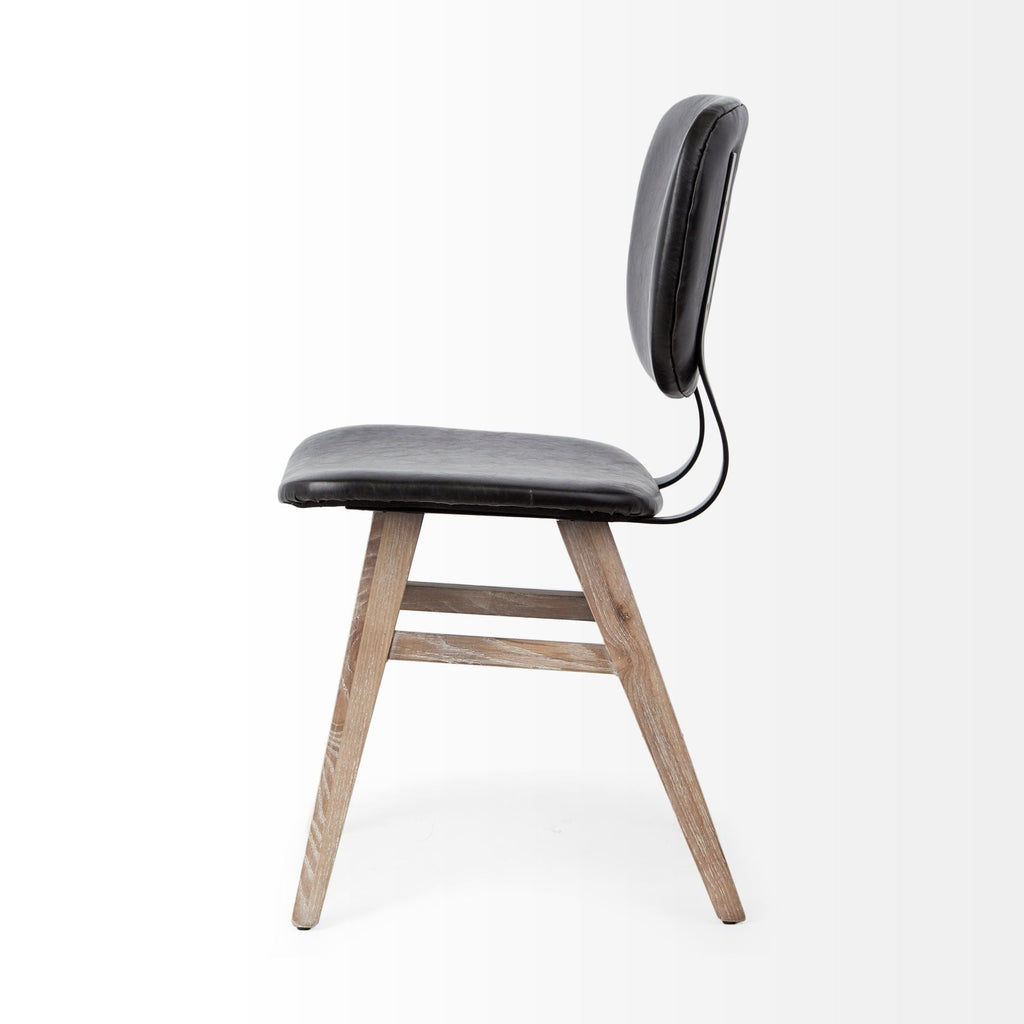 Mercana Haden 18.5" x 21.5" x 32.3" Solid Wood Dining Chair (Set of 2)
