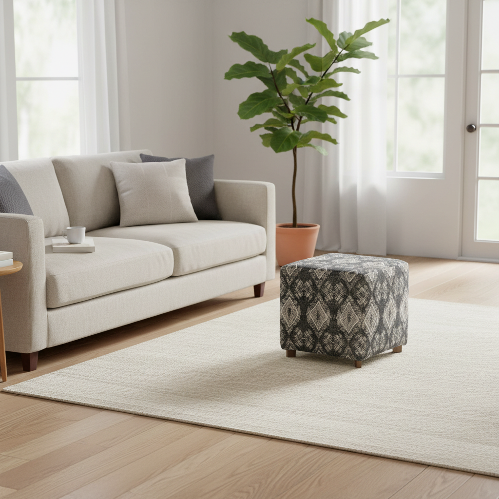 Mercana Pallu 18.5" x 18.5" x 18.8" Ottoman