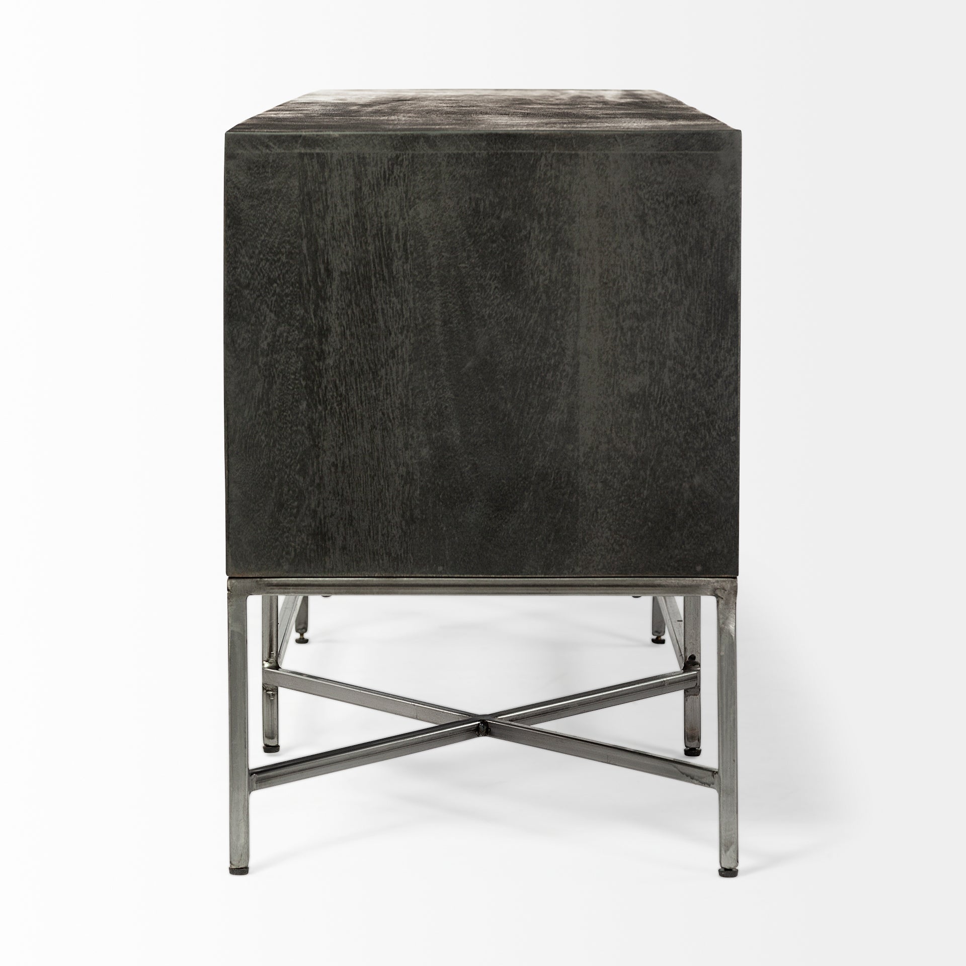 Mercana Hogarth 70.5" x 16" x 23.3" Iron Media Unit