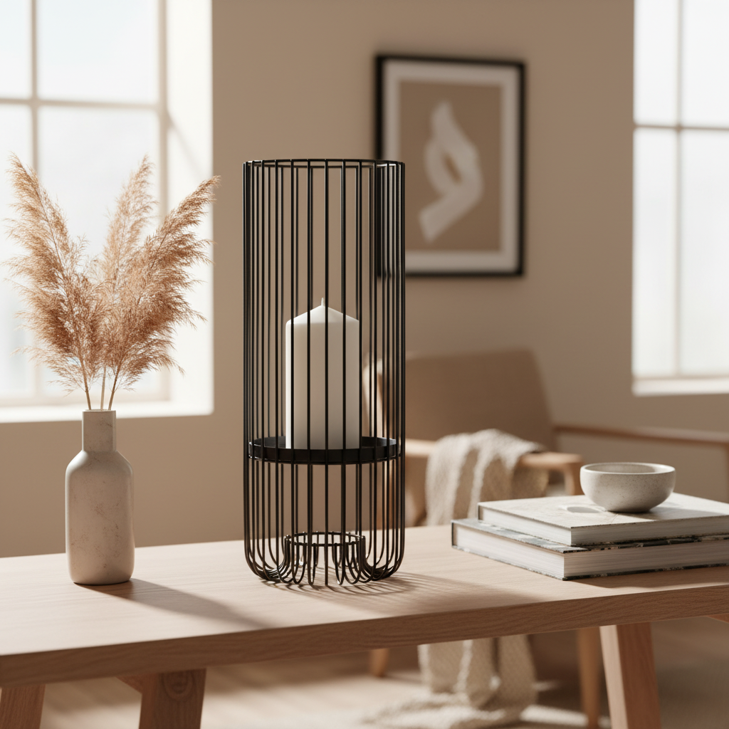 Mercana Velo 6.3" x 6.3" x 16.7" Candle Holder