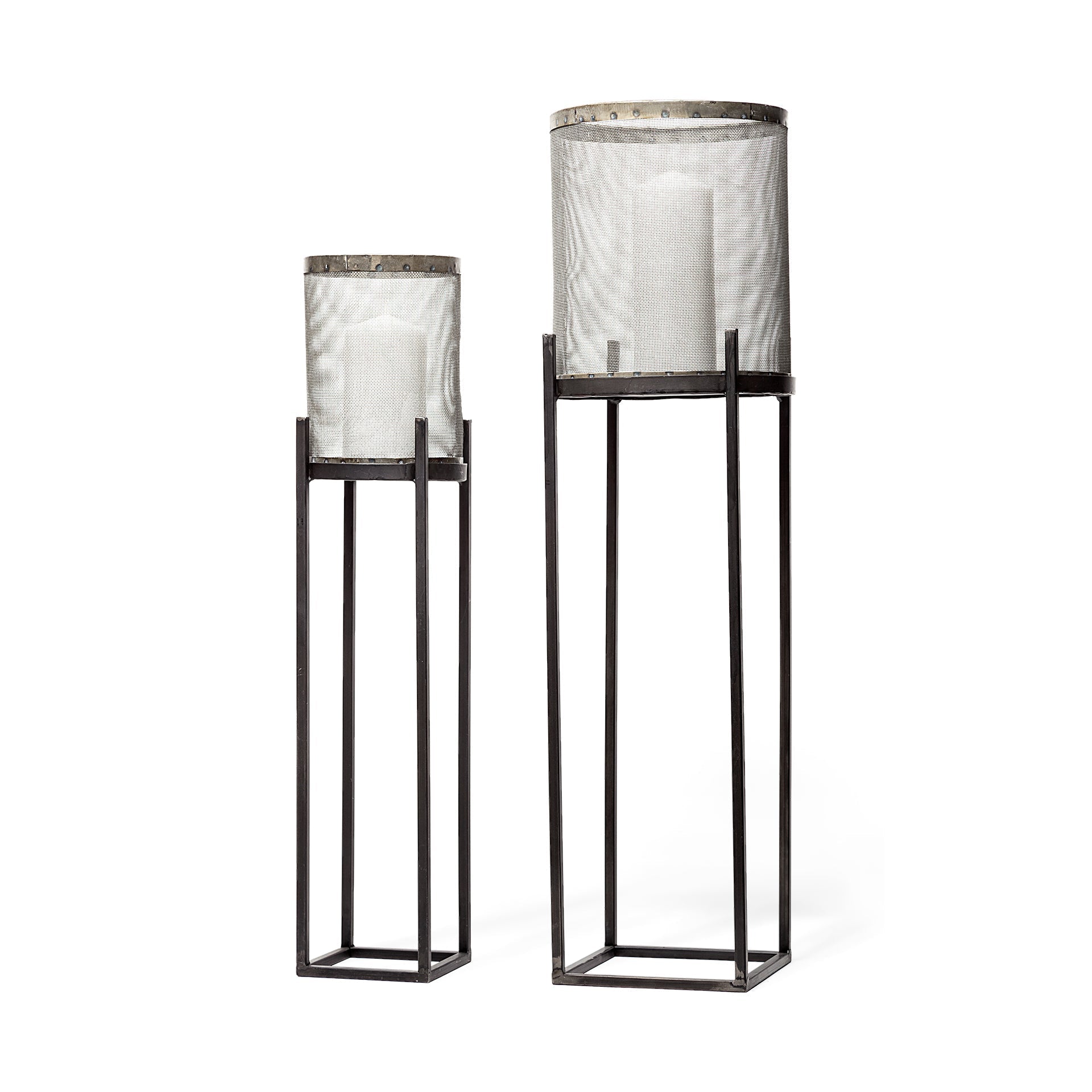 Mercana Steen 10" x 10" x 31" Lantern