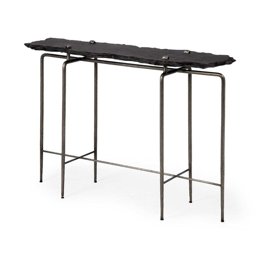 Mercana Pinera 50" x 16" x 33" Iron Console Table