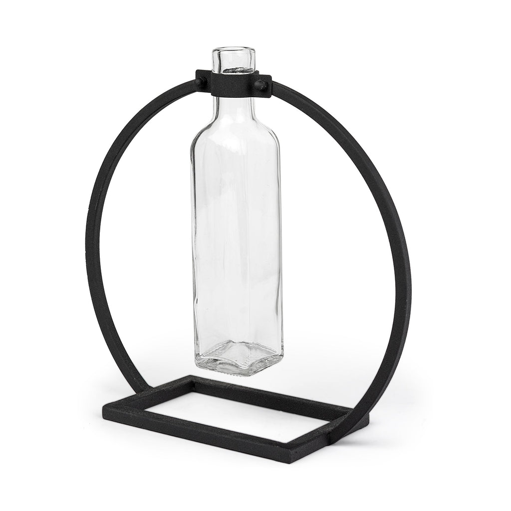 Mercana Monica 10.2" x 3.9" x 10" Metal Vase
