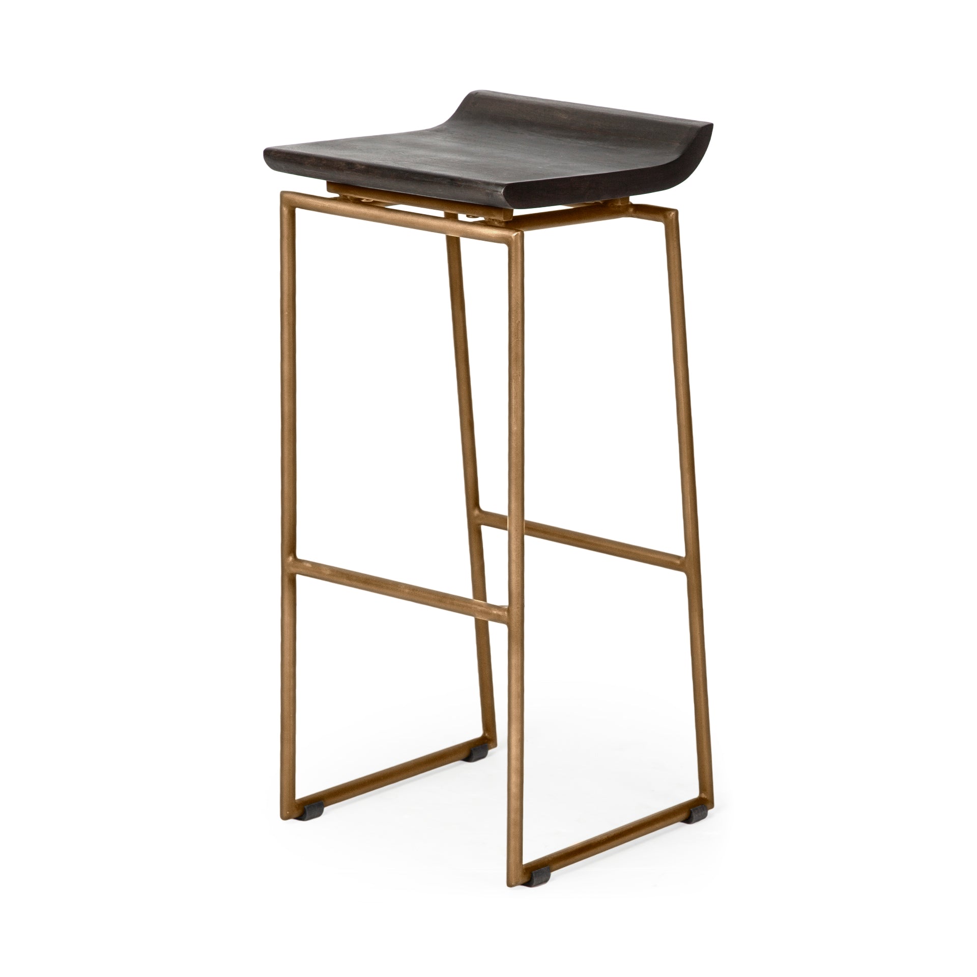 Mercana Givens 14" x 15.5" x 32" Metal Bar Stool