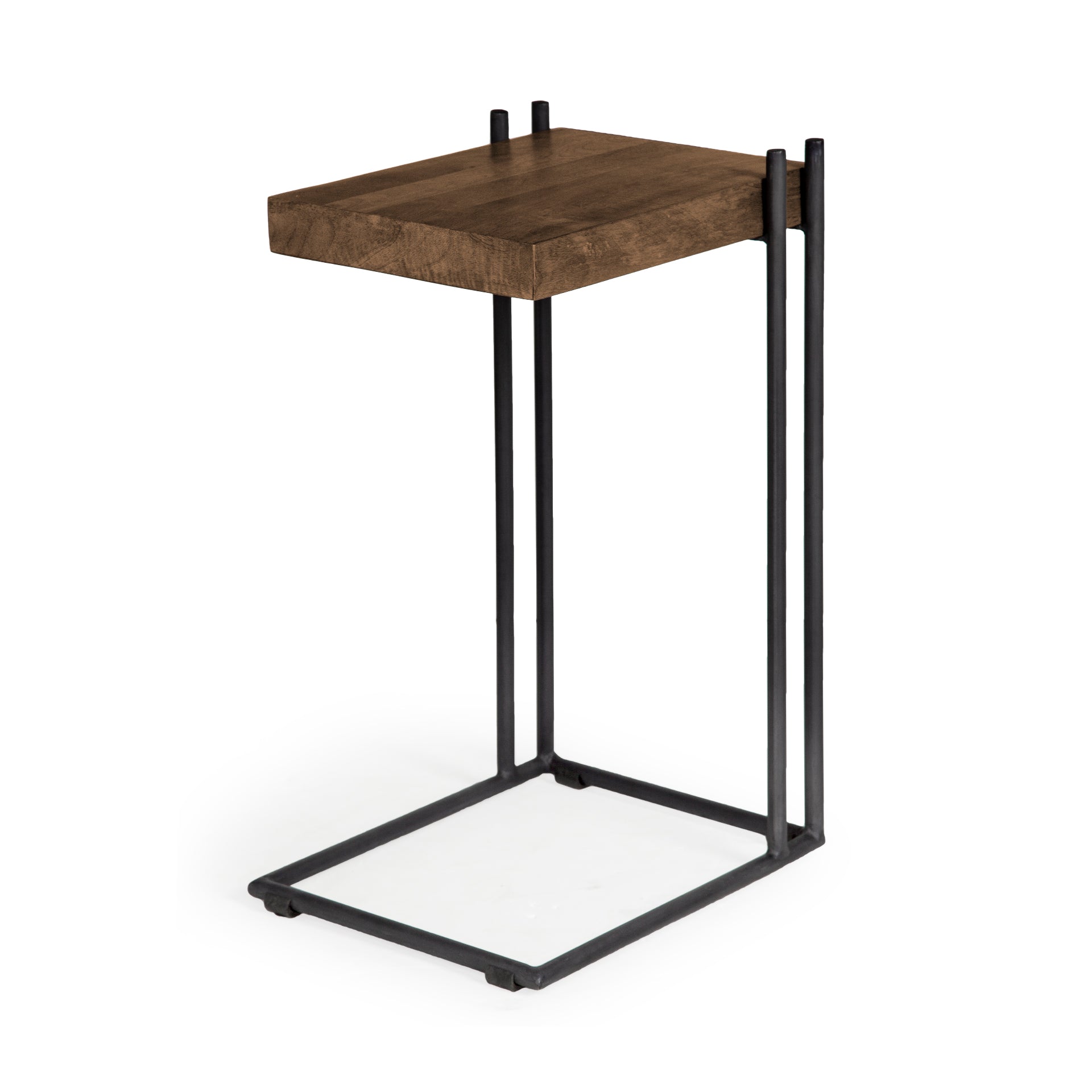 Mercana Maddox 17.1" x 13.5" x 27" Solid Wood Side Table