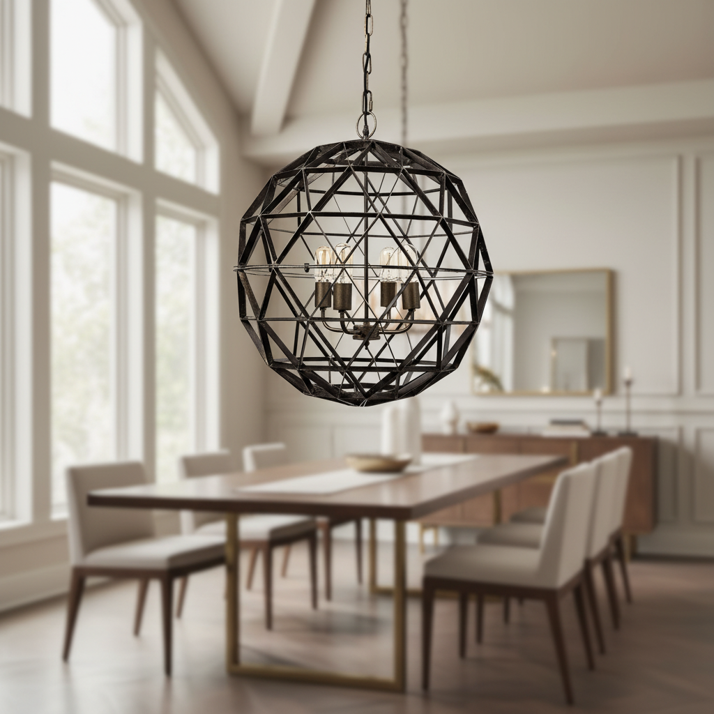 Mercana Dyson 22.5" x 22.5" x 22.5" Metal Chandelier