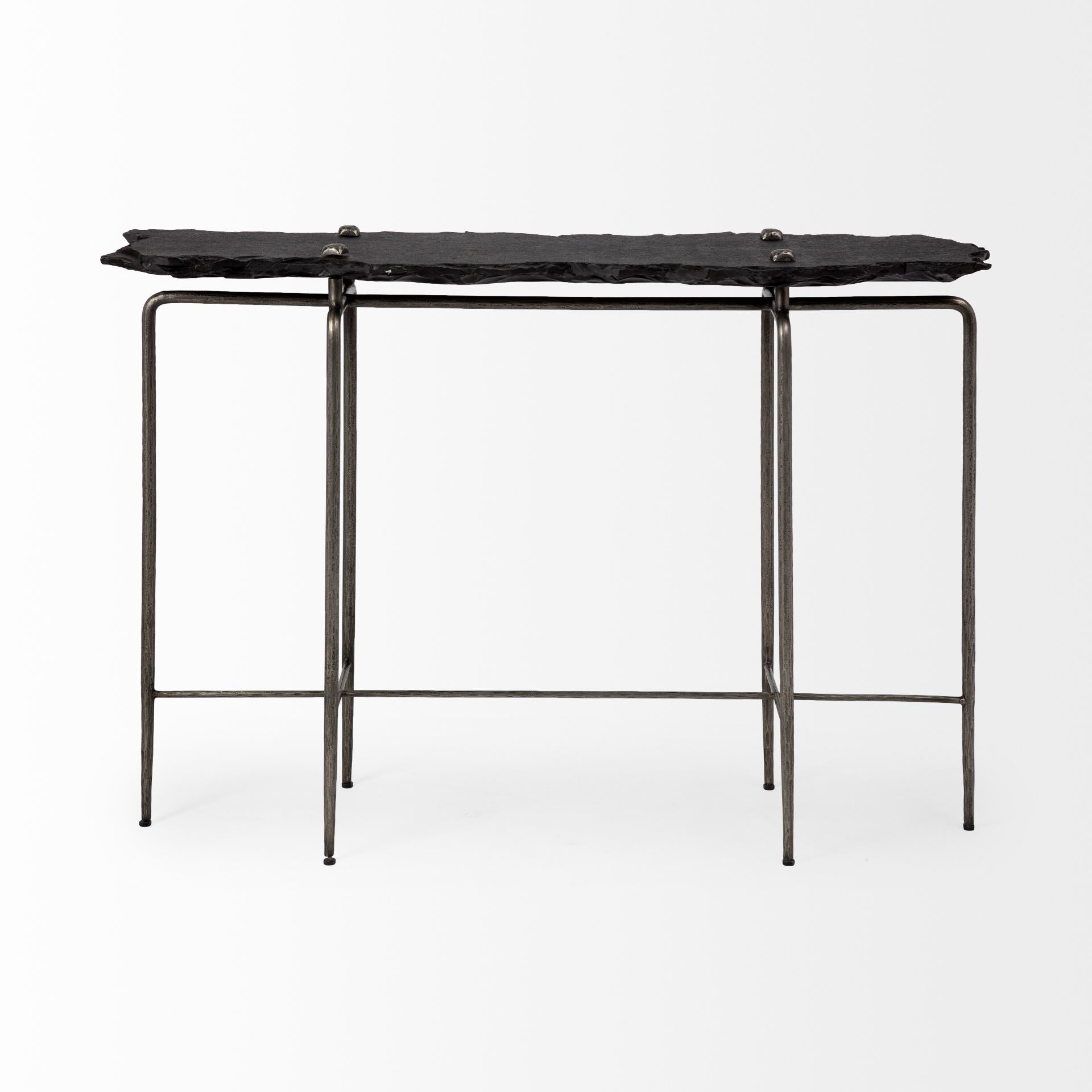 Mercana Pinera 50" x 16" x 33" Iron Console Table