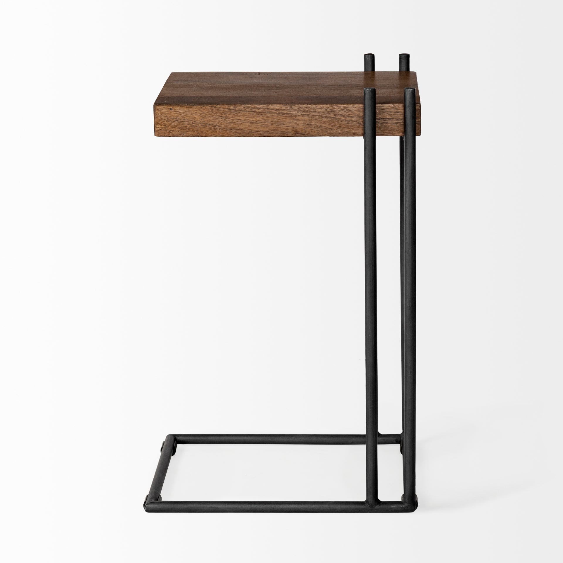 Mercana Maddox 17.1" x 13.5" x 27" Solid Wood Side Table