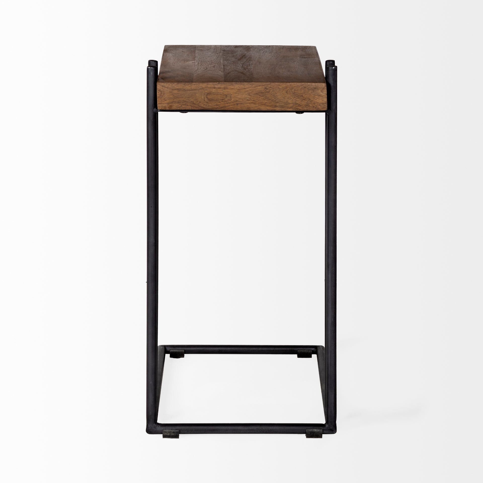 Mercana Maddox 17.1" x 13.5" x 27" Solid Wood Side Table