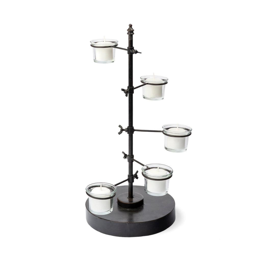 Mercana Jaran 8" x 8" x 17" Candle Holder