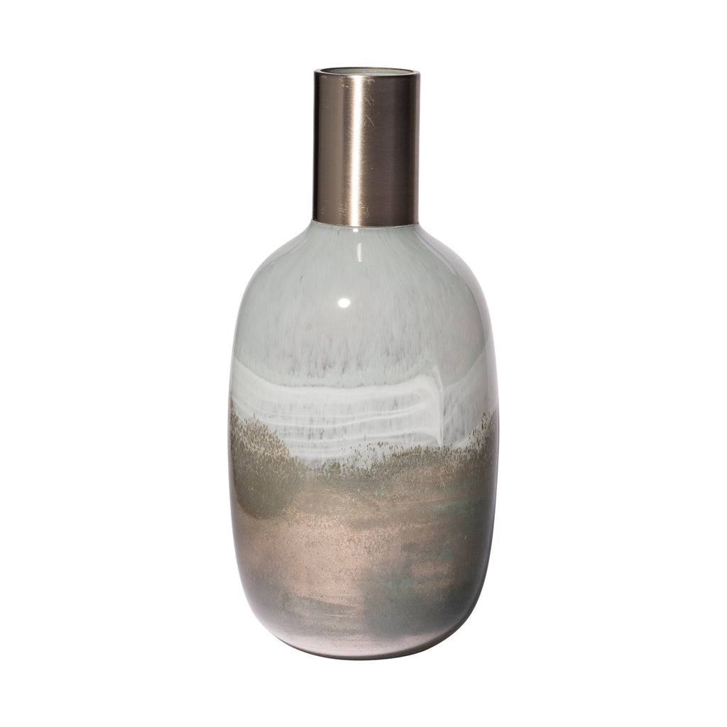 Mercana Onega 7.1" x 7.1" x 15.7" Glass Vase