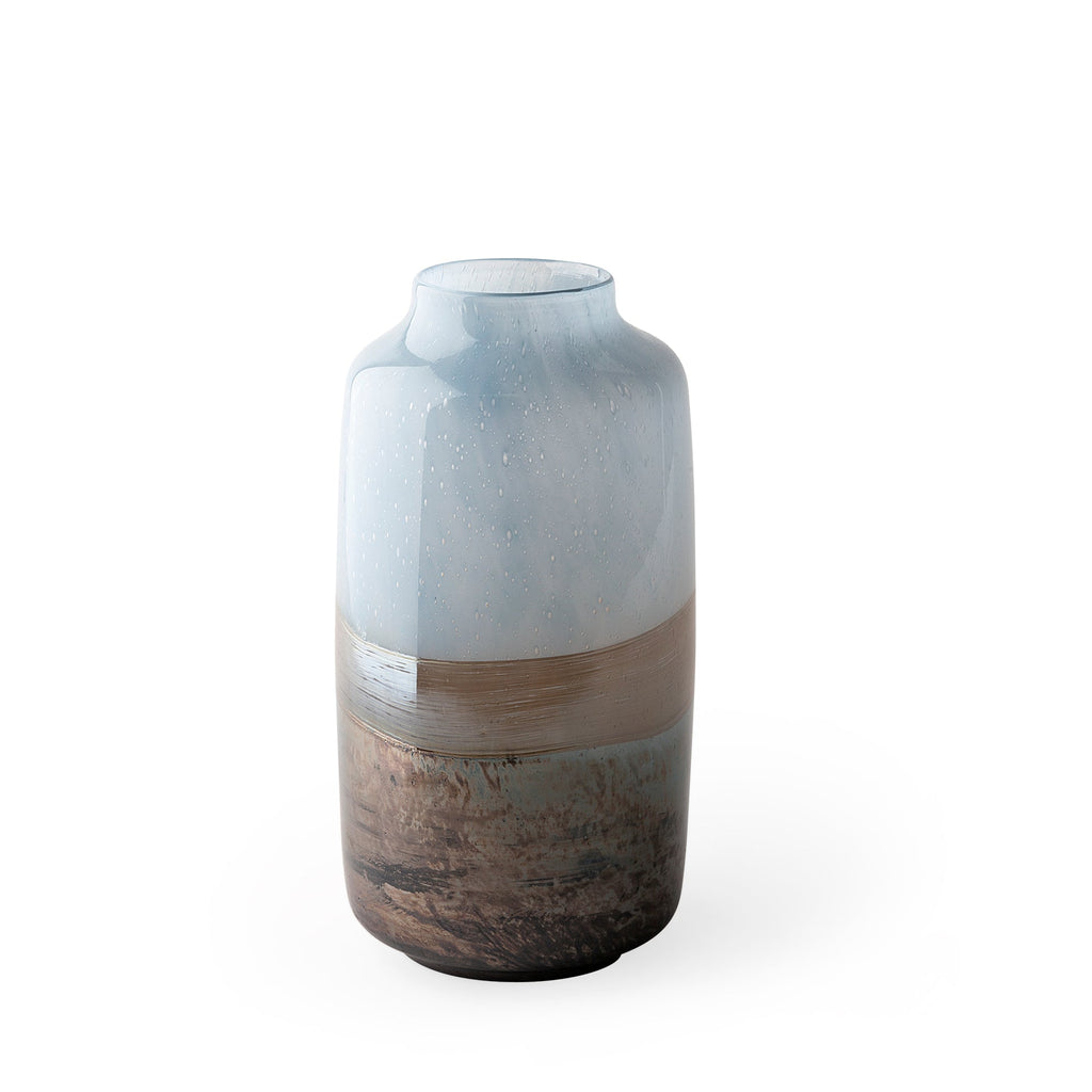 Mercana Nasser 6.3" x 6.3" x 12.6" Glass Vase