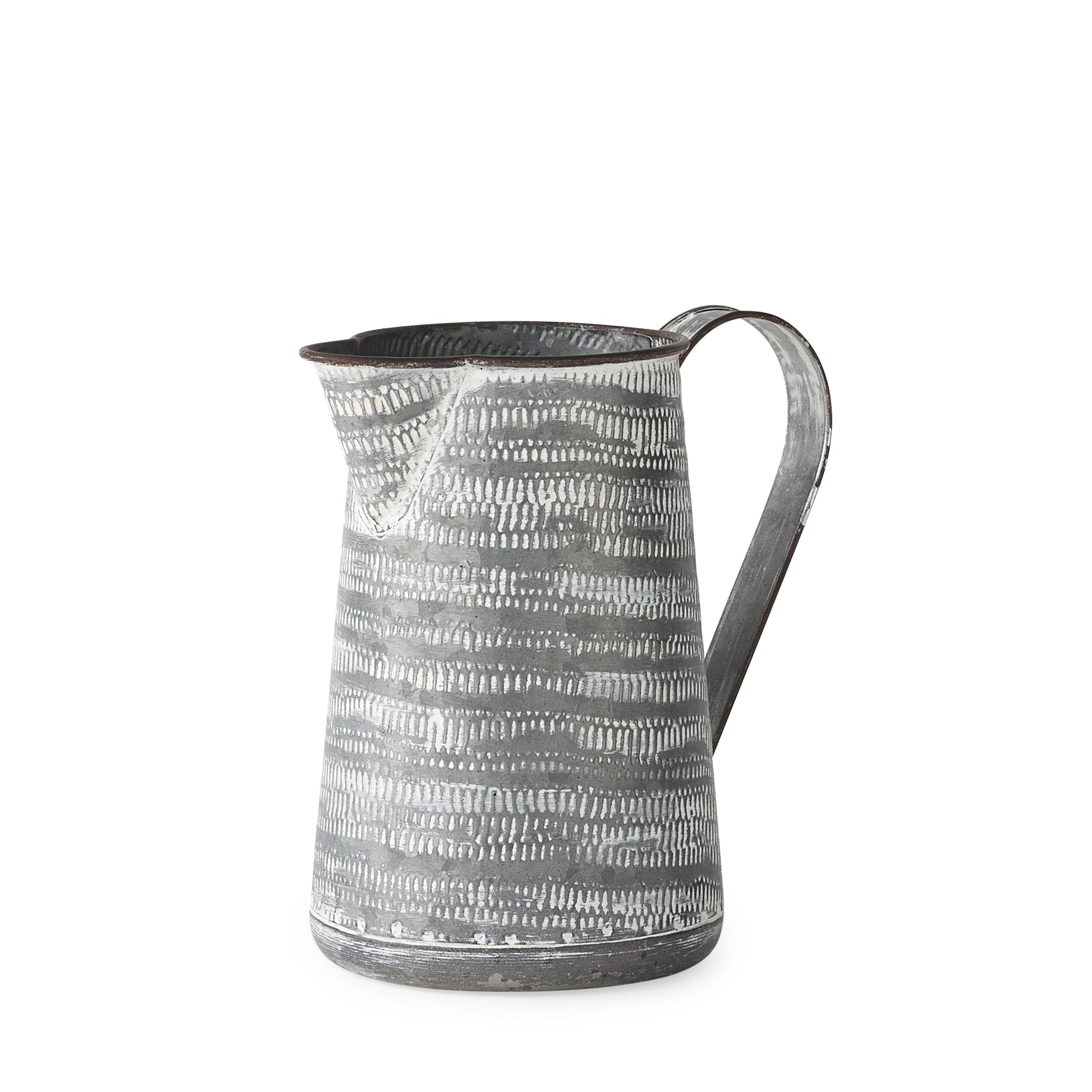 Mercana Serena 8" x 5.1" x 7.8" Metal Jug Vase