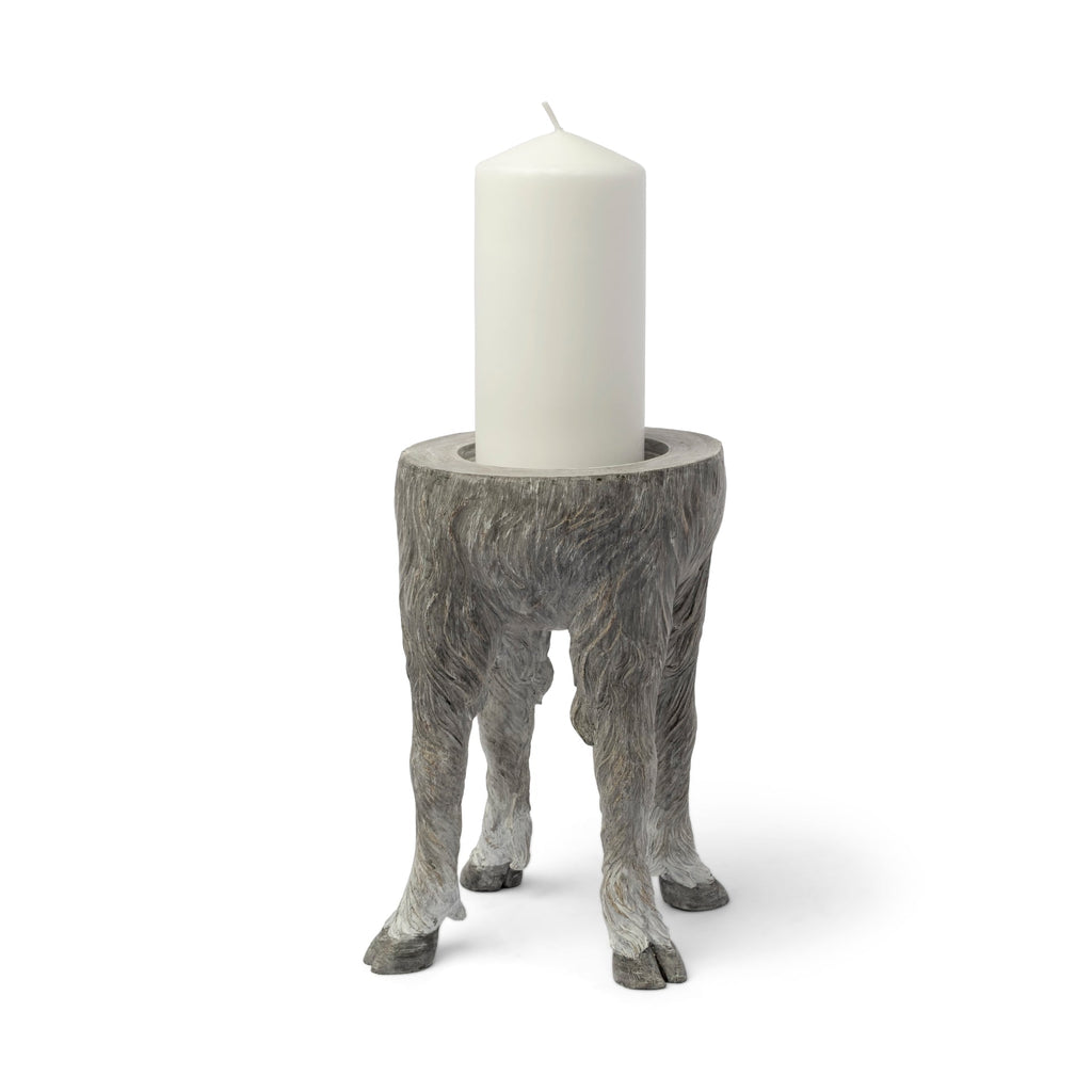 Mercana Pan 5" x 5" x 9" Ceramic Candle Holder