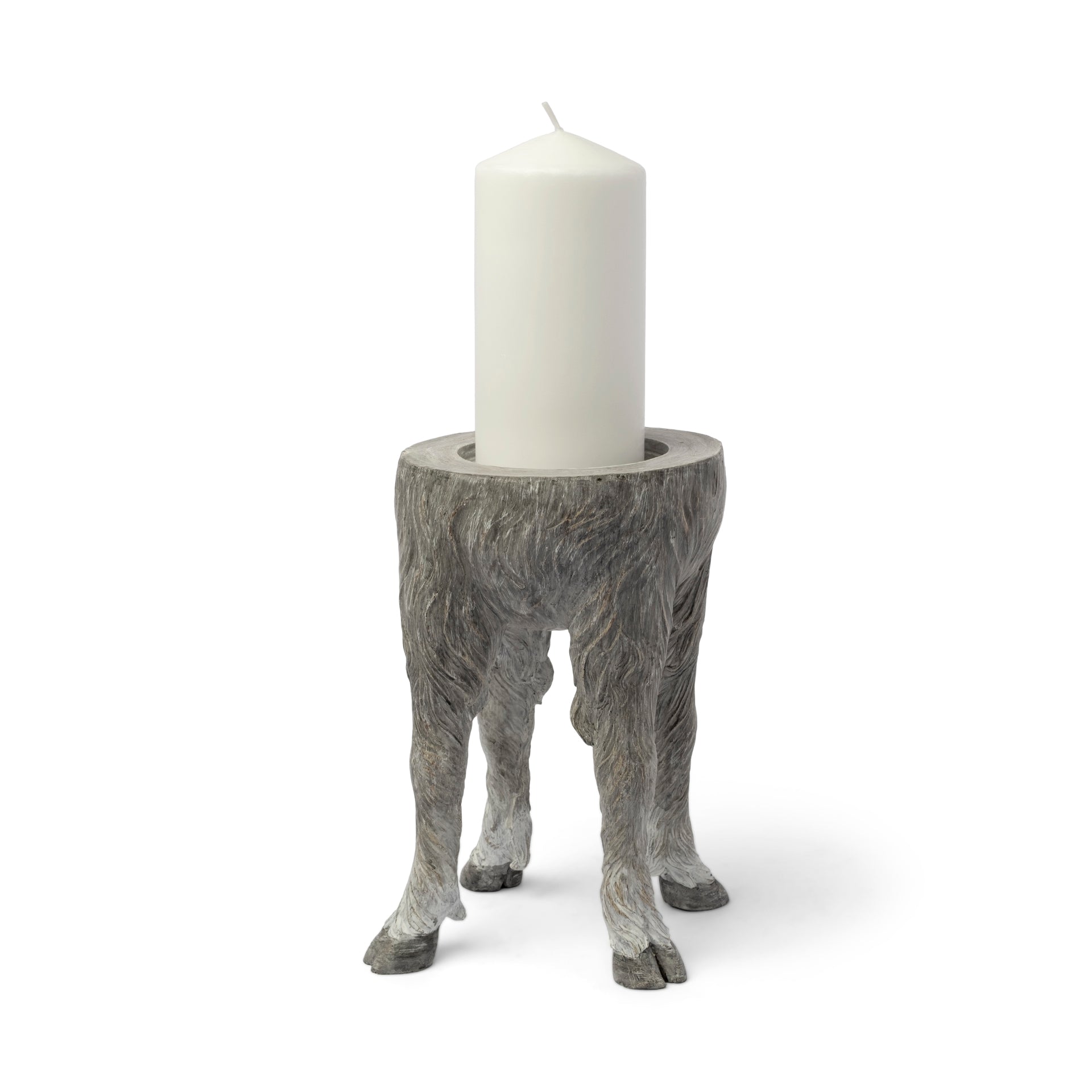 Mercana Pan 5" x 5" x 9" Ceramic Candle Holder