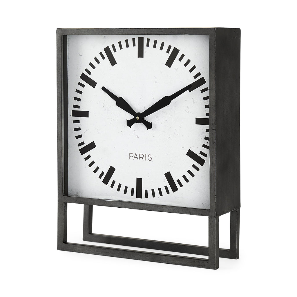 Mercana Felix 14.4" x 5.1" x 18.1" Table Clock