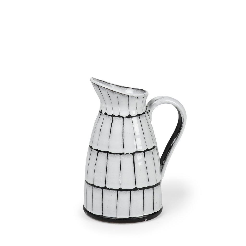 Mercana Lome 7.7" x 5.9" x 10" Ceramic Jug Vase