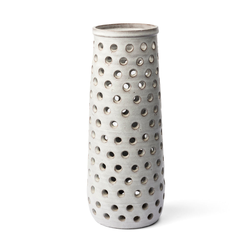 Mercana Canasta 7.5" x 7.5" x 19.1" Ceramic Vase