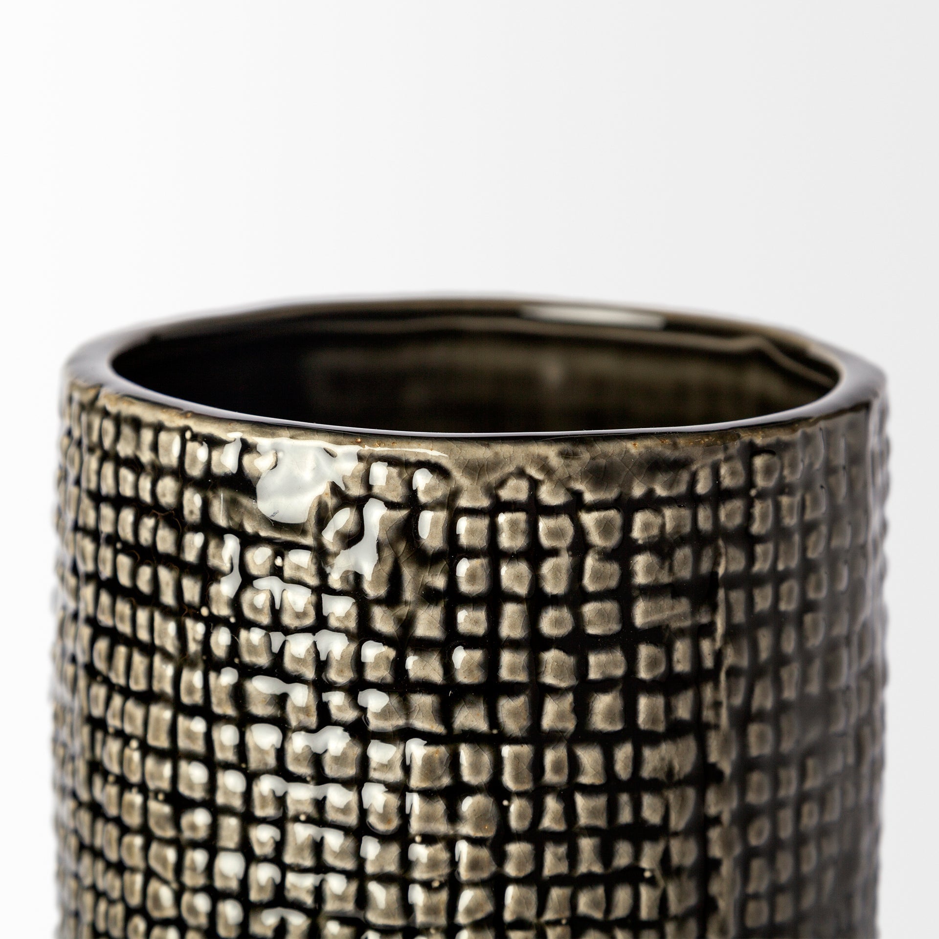 Mercana Kona 4.5" x 4.5" x 15" Ceramic Vase