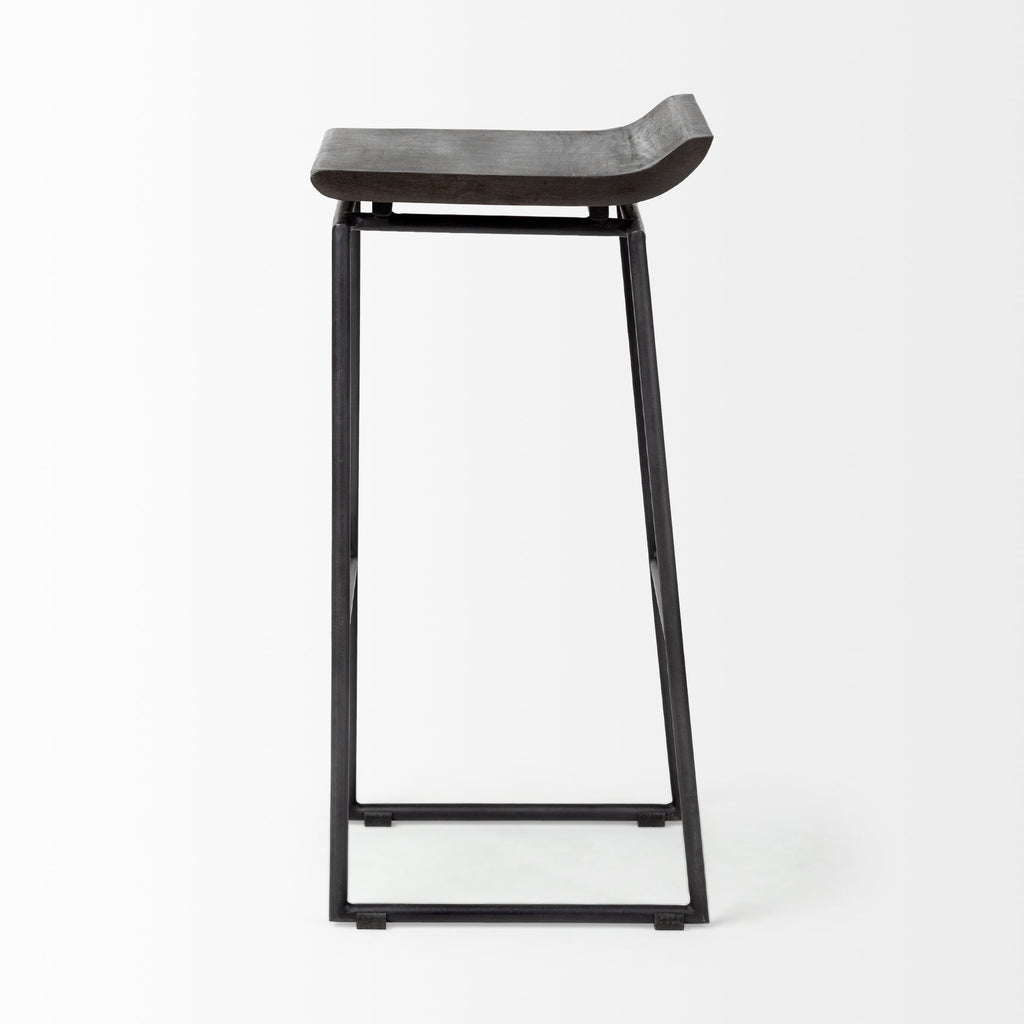 Mercana Givens 14" x 15.5" x 32" Solid Wood Counter Stool