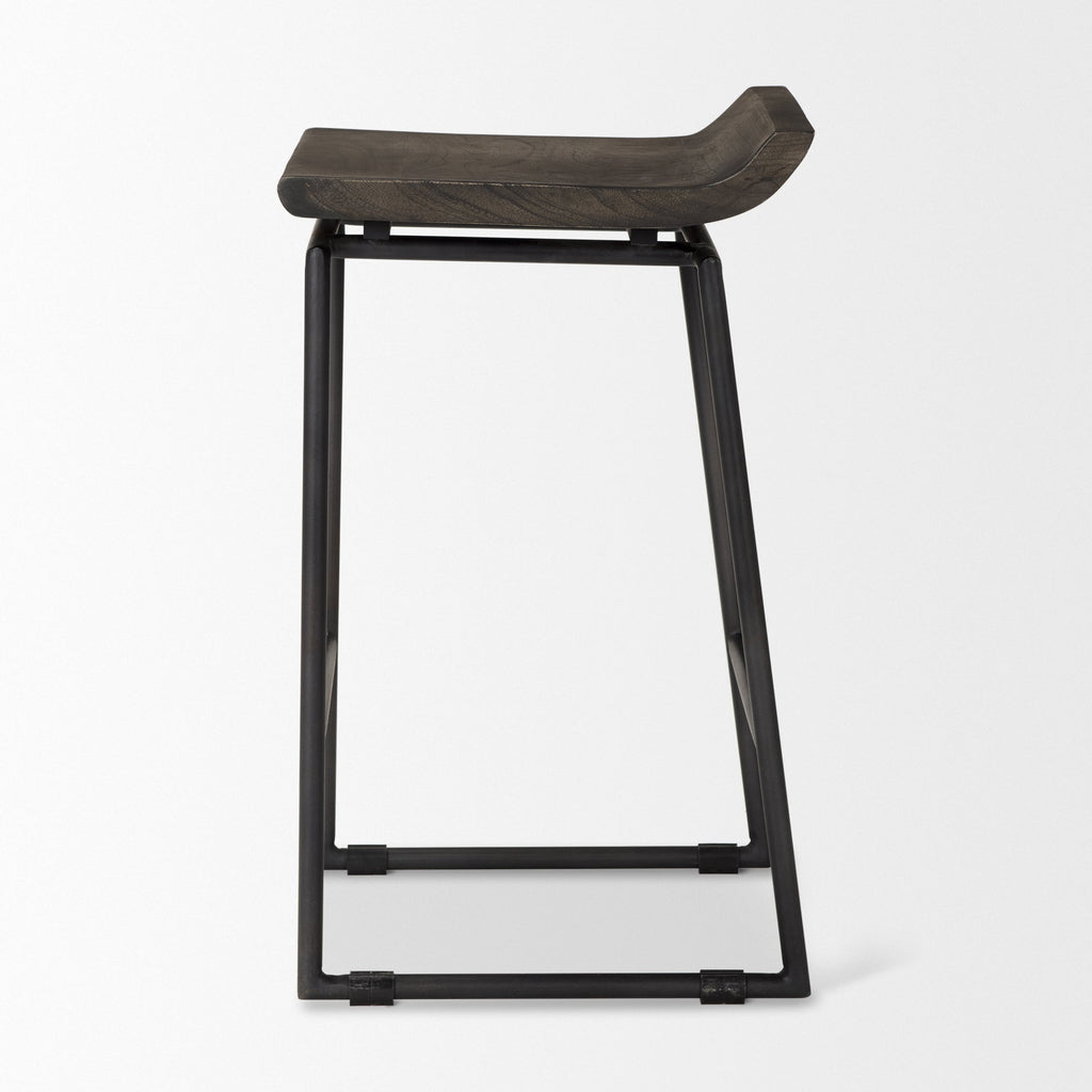 Mercana Givens 14" x 15.5" x 25.8" Metal Stool