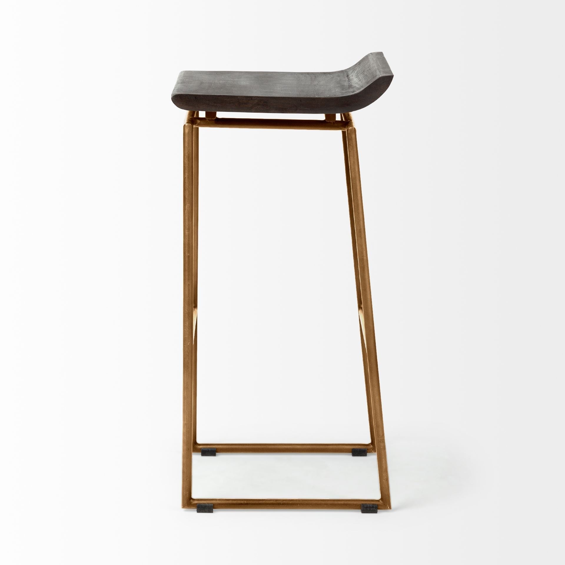 Mercana Givens 14" x 15.5" x 32" Metal Bar Stool