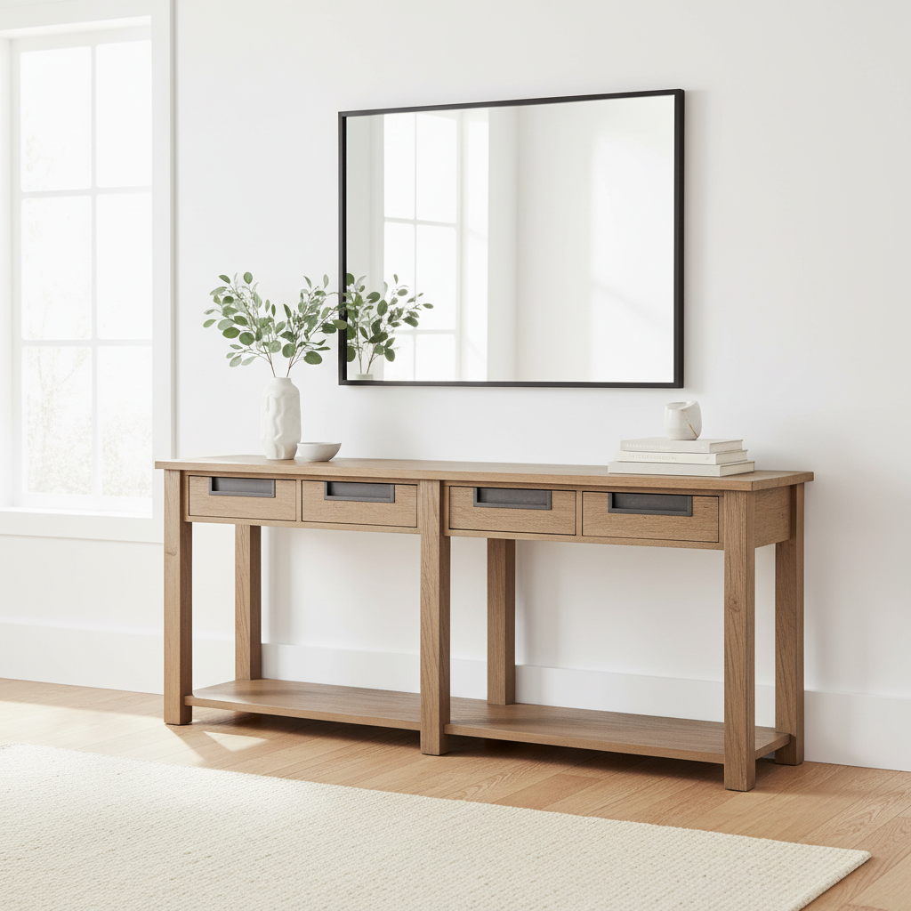 Mercana Harrelson 72" x 18" x 30" Console Table