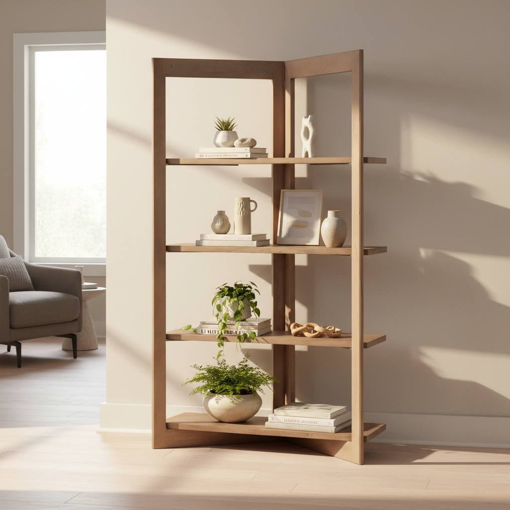 Mercana Turnbull 42" x 16" x 72" Wall Shelf