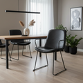 Mercana Sawyer 23.2" x 25.6" x 33.1" Metal Dining Chair