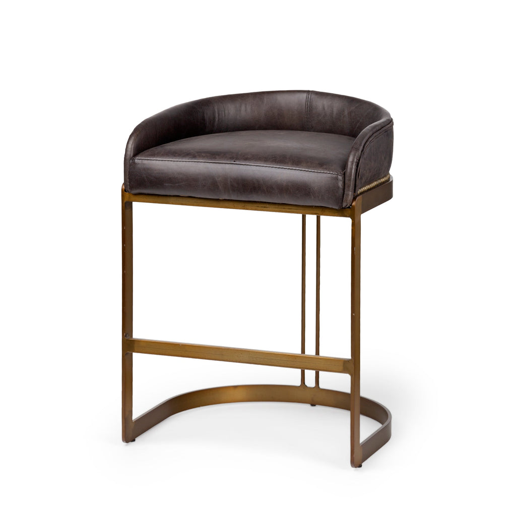 Mercana Hollyfield 20.5" x 19.7" x 28.7" Metal Stool