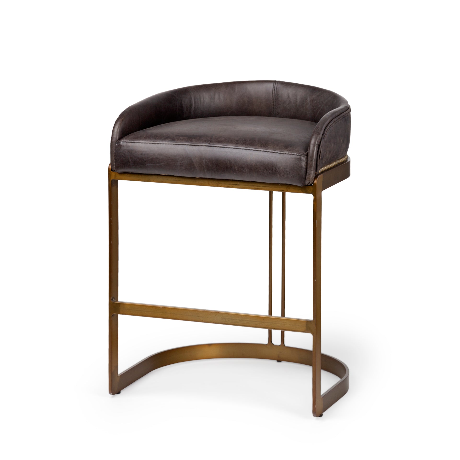 Mercana Hollyfield 20.5" x 19.7" x 28.7" Metal Stool