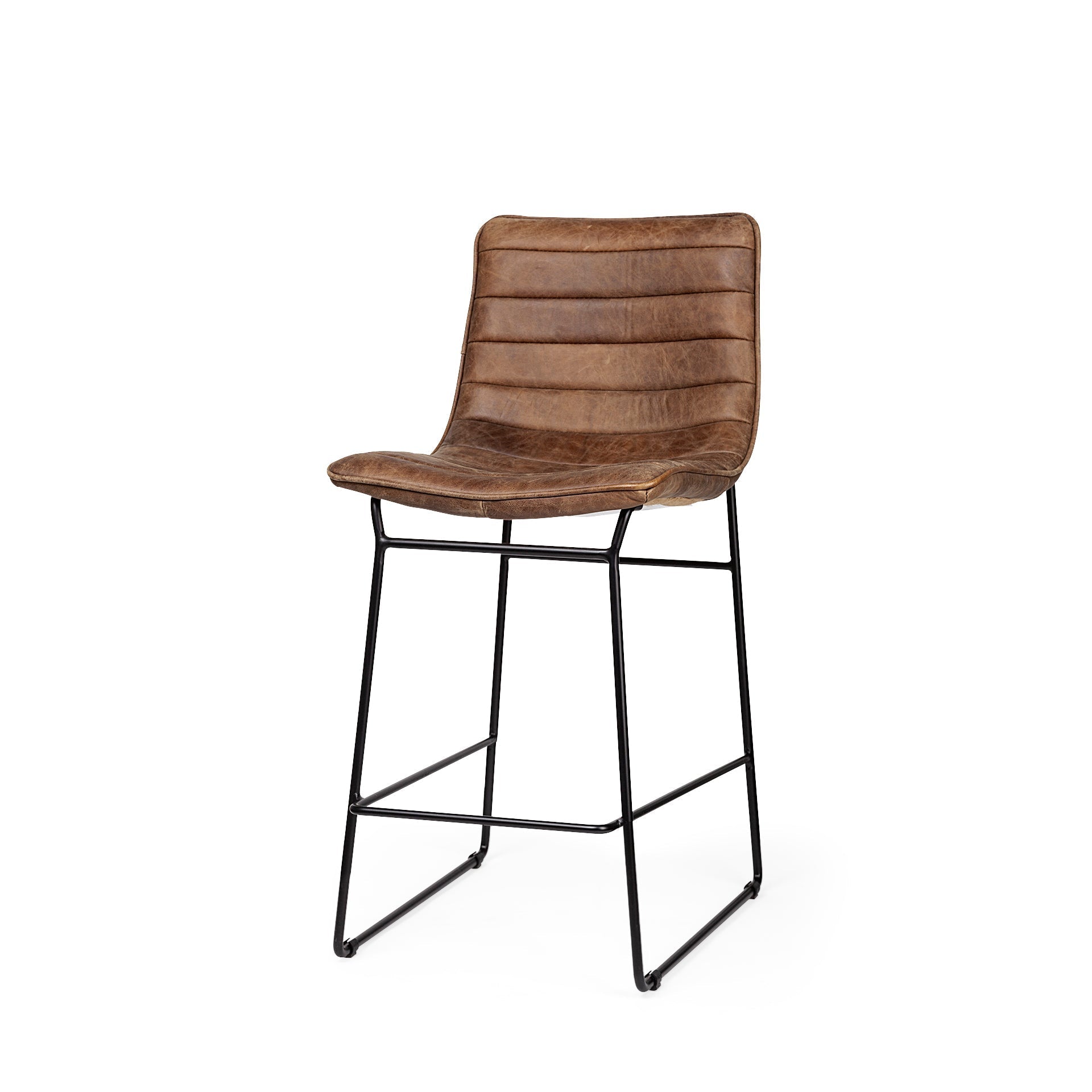 Mercana Meritt 17.3" x 23" x 37" Metal Stool