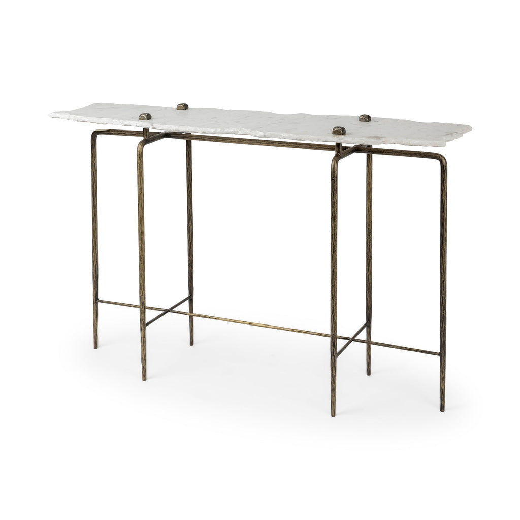 Mercana Pinera 50" x 16" x 33" Iron Console Table