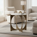 Mercana Reinhold 20" x 20" x 21" Metal Side Table