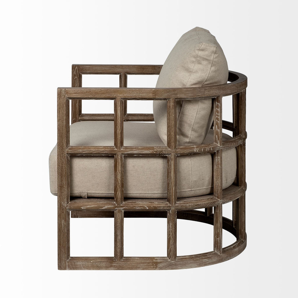 Mercana Skylar 29" x 29.8" x 33.8" Solid Wood Side Chair