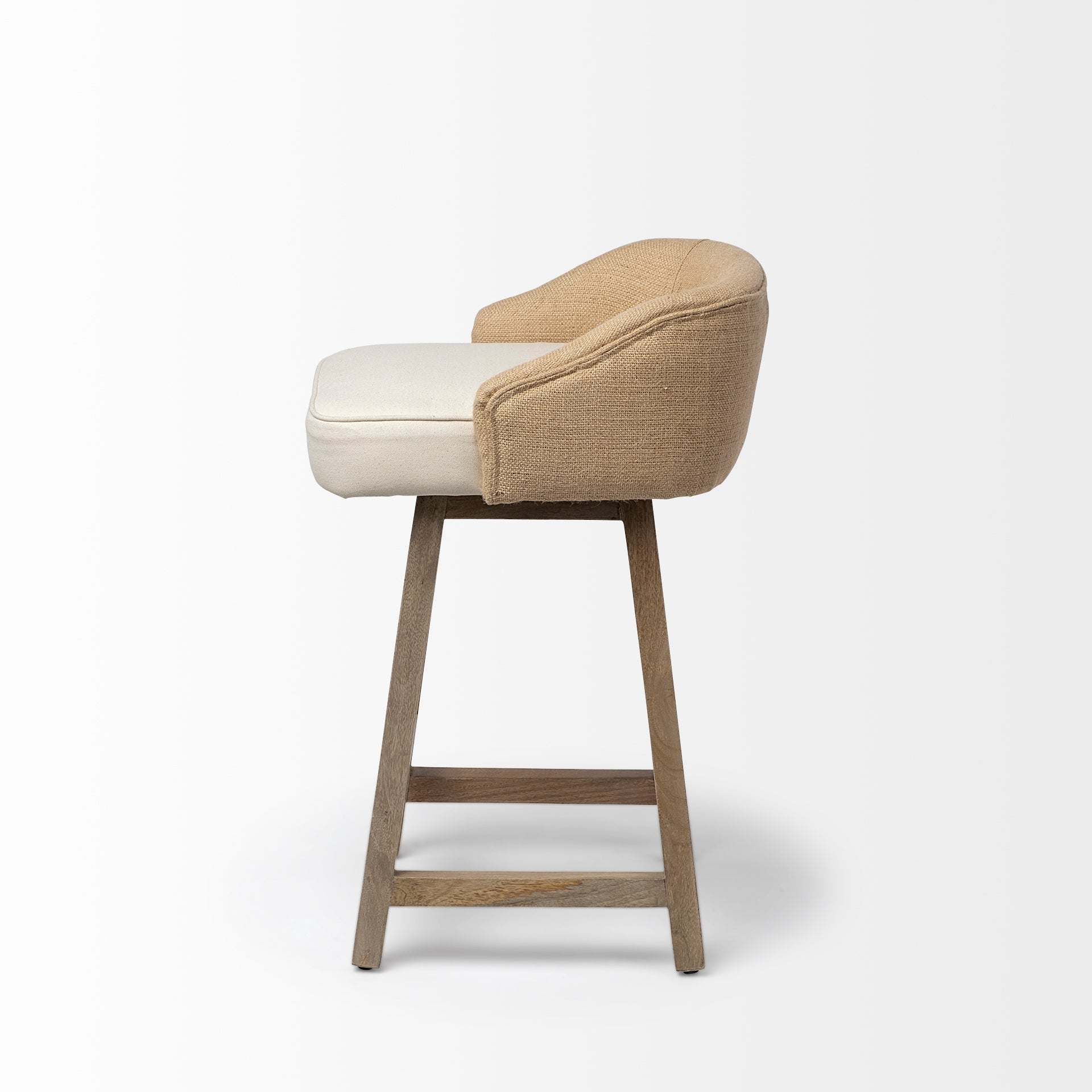 Mercana Monmouth 19.5" x 20" x 30.3" Fabric Stool