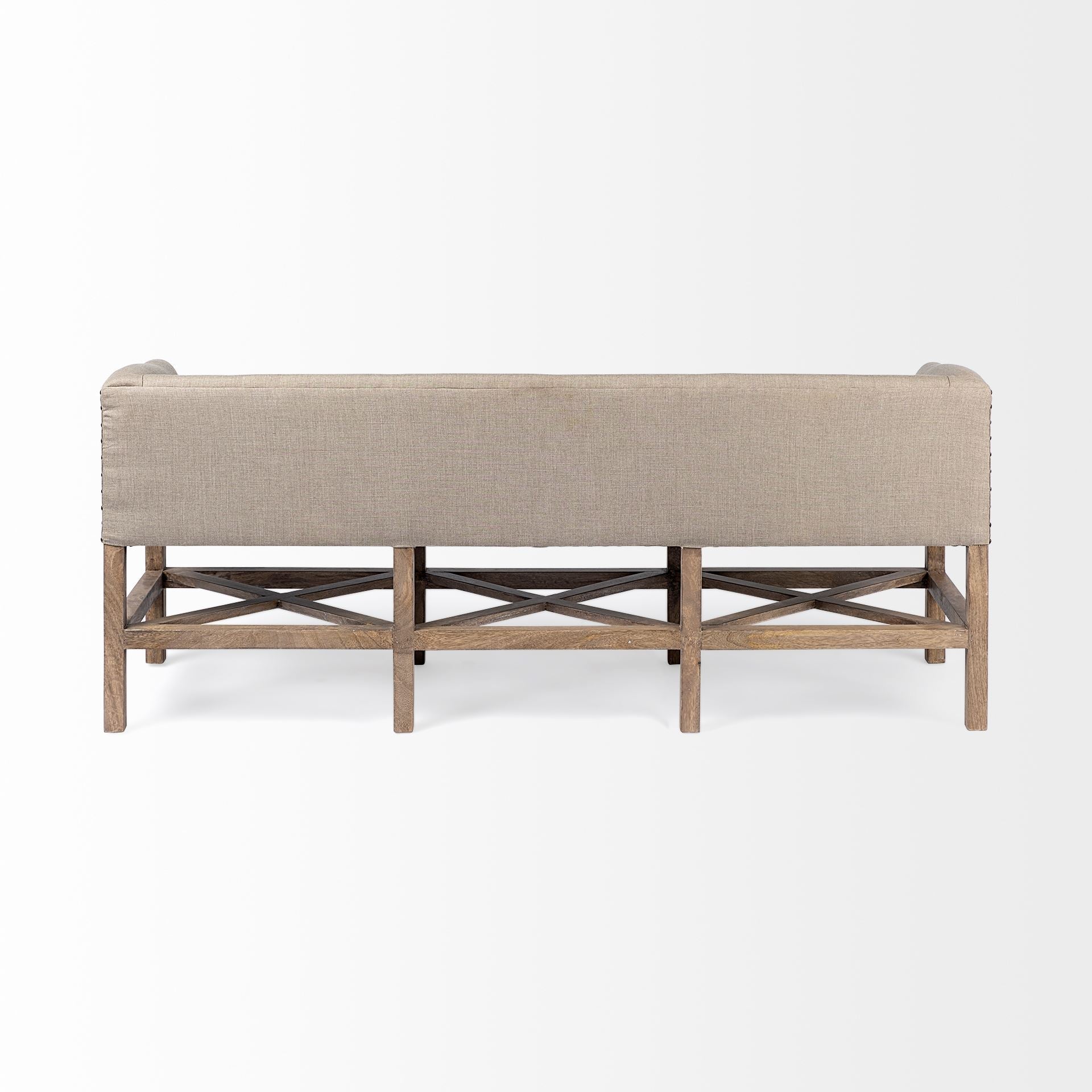 Mercana Bergen 60" x 19" x 25.5" Upholstered Bench
