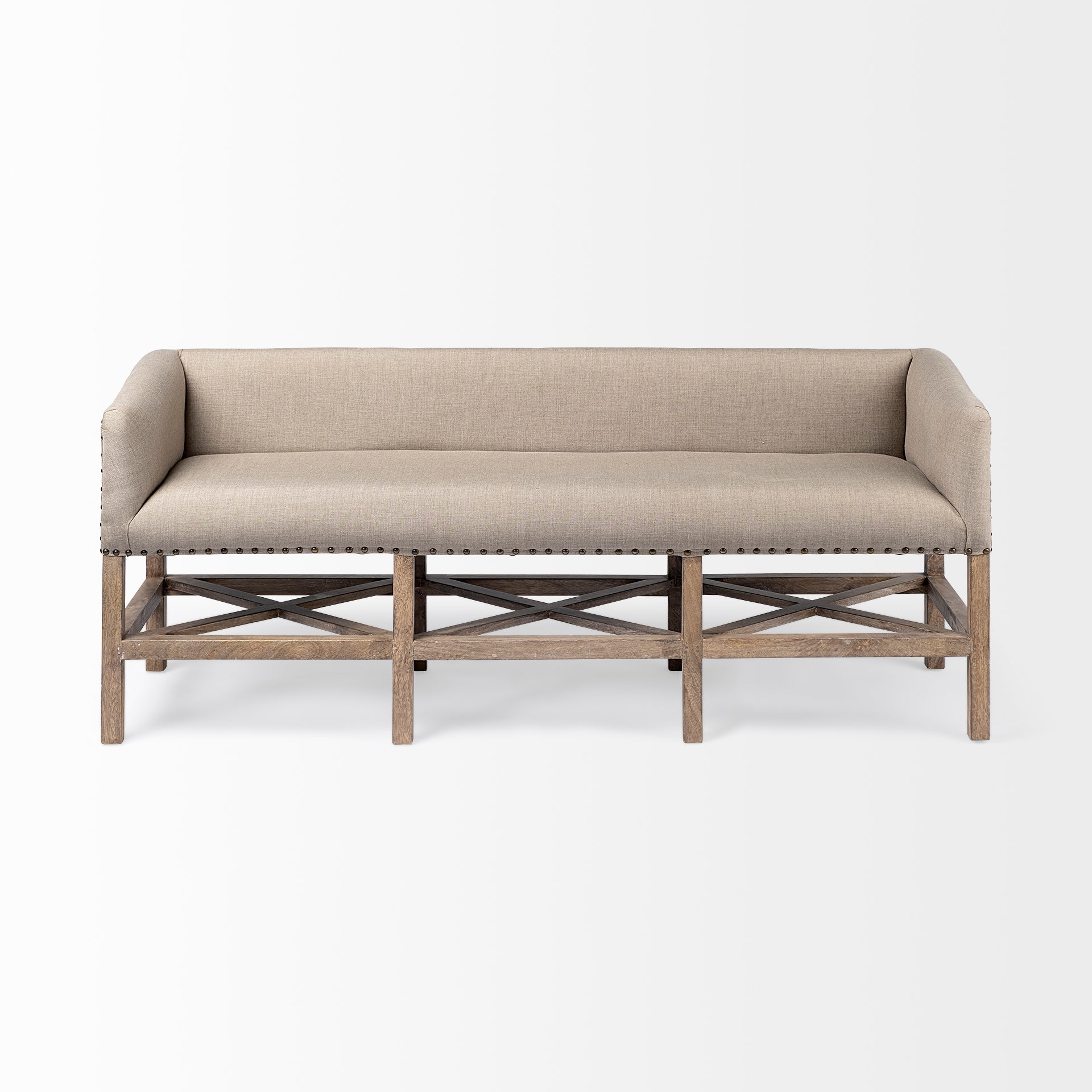 Mercana Bergen 60" x 19" x 25.5" Upholstered Bench