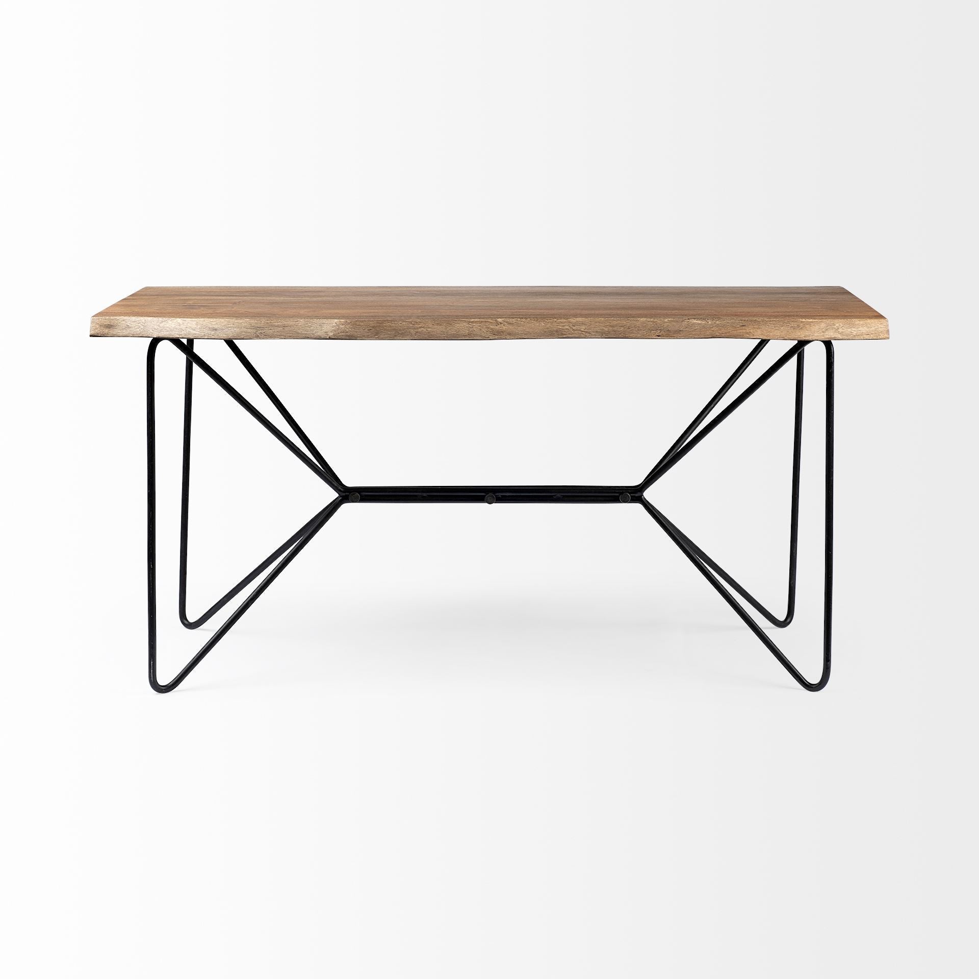 Mercana Papillion 60" x 26" x 30" Solid Wood Desk