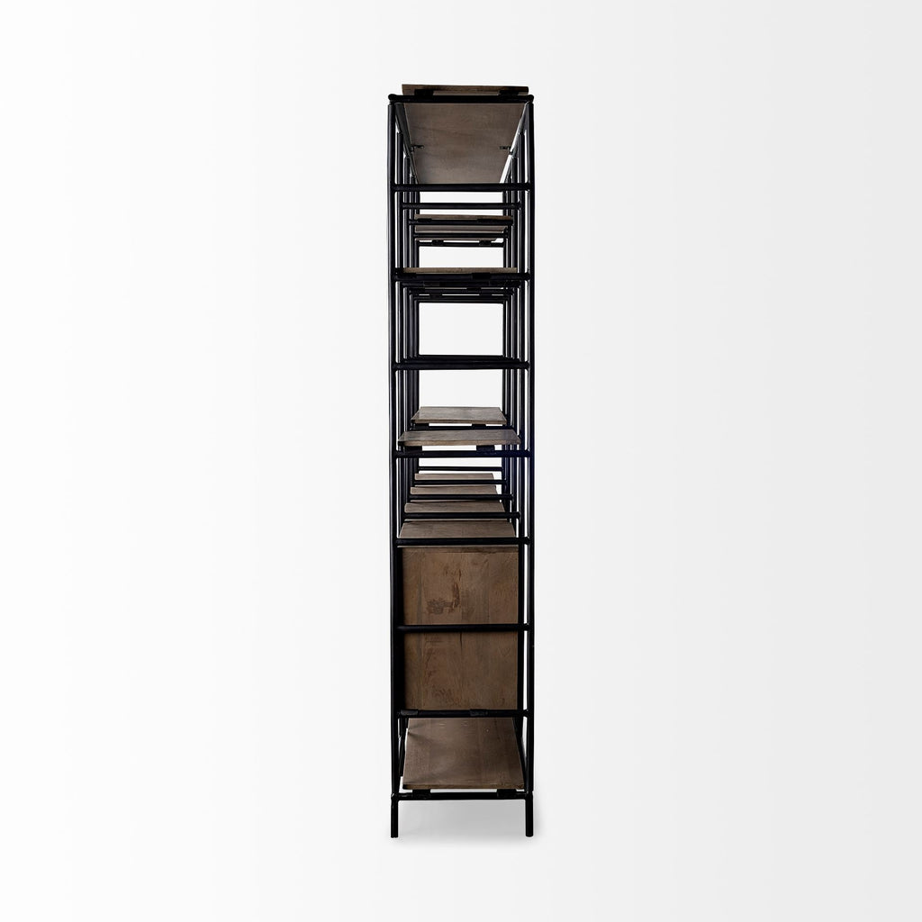 Mercana Darius 82" x 16.5" x 90" Wall Shelf